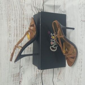 Carlos Santana Vertigo Brown Heels